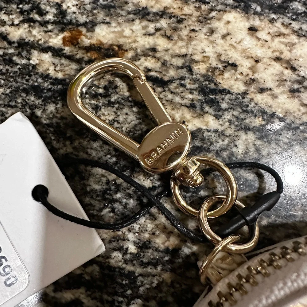 ✨💎BNWT💎✨BRAHMIN CIRCLE MELBOURNE HOLOGRAM LEATHER COIN PURSE - Picture 2 of 9